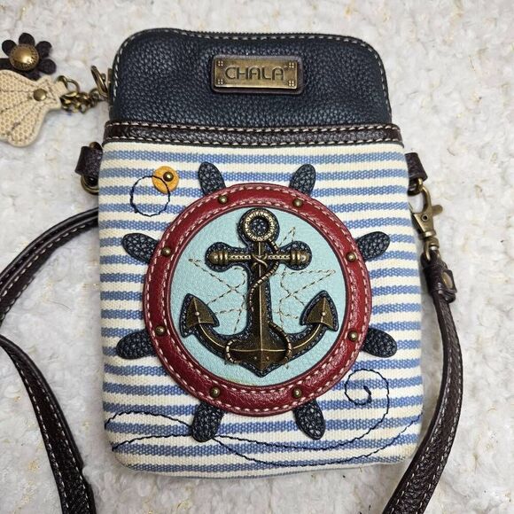 Chala Nautical Anchor Cell Phone Crossbody - Picture 2 of 11
